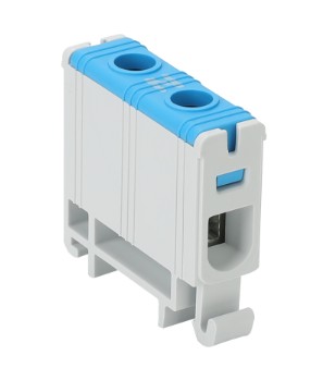 Főáramköri leágazó kapocs, sínre szerelhető, kék FLEAL-16/1K