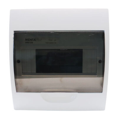 Lakáselosztó falon kívüli 1x8M+átlátszó ajtó