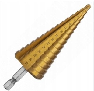 Lépcsős fúró, 4-32 mm, HSS4241, HEX1/4"