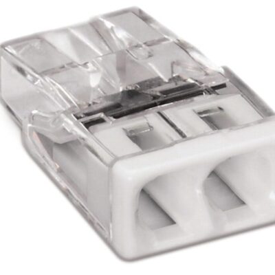 Wago 2273-202 - 2x0.5-2.5 MINI vez. ö.k. (fehér) tömör erű vezetékekhez