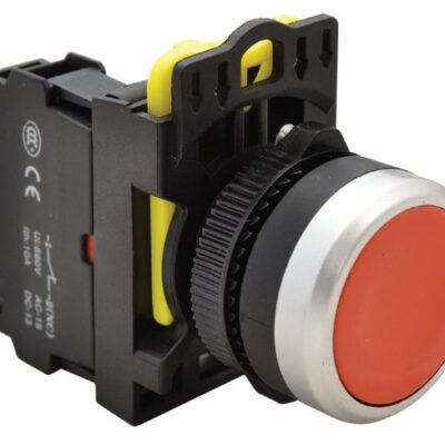 Egyszerű nyomógomb, piros NYG3-R