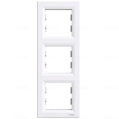 ASFORA Hármas keret, függőleges, fehér EPH5810321 Schneider