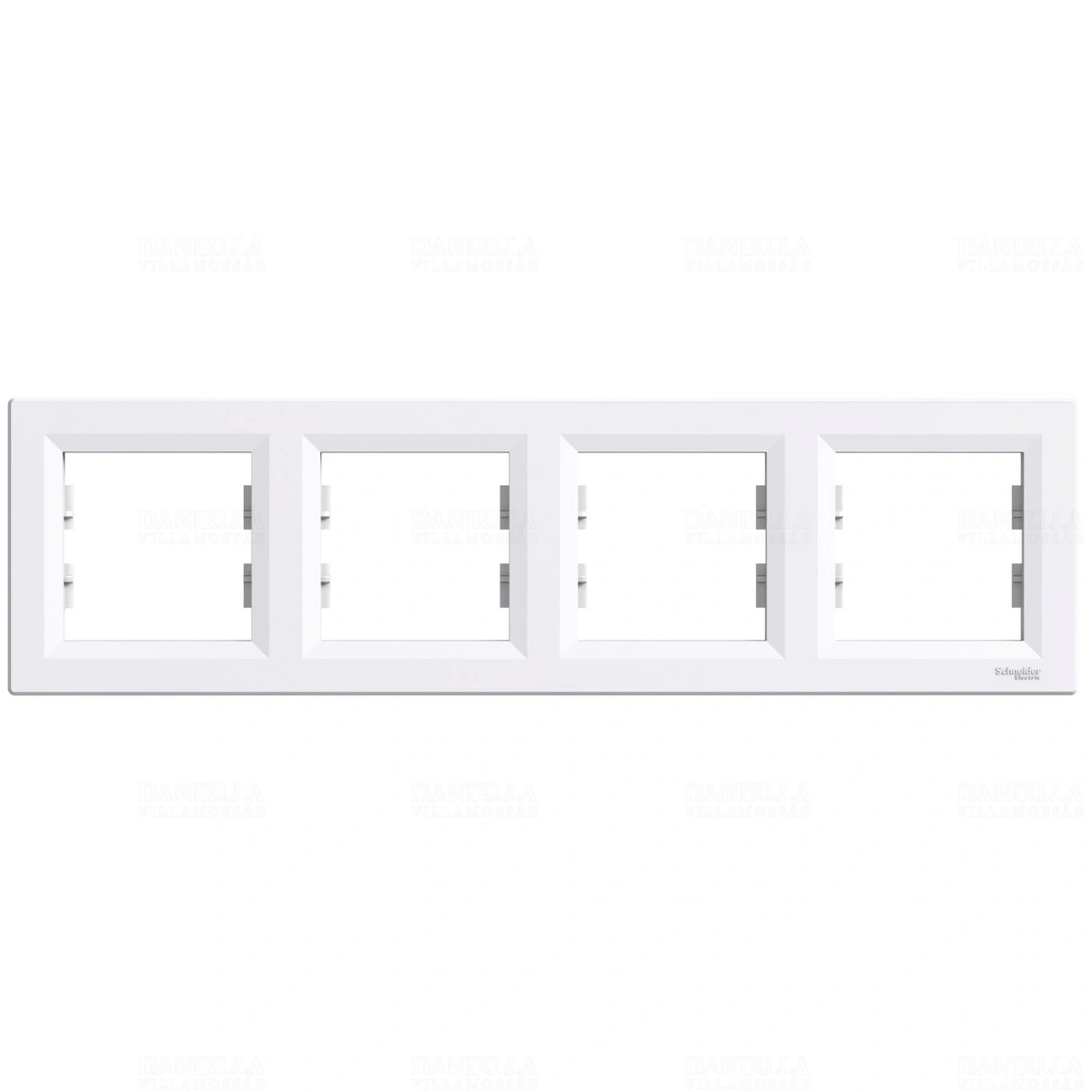 ASFORA Négyes keret, vízszintes, fehér EPH5800421 Schneider