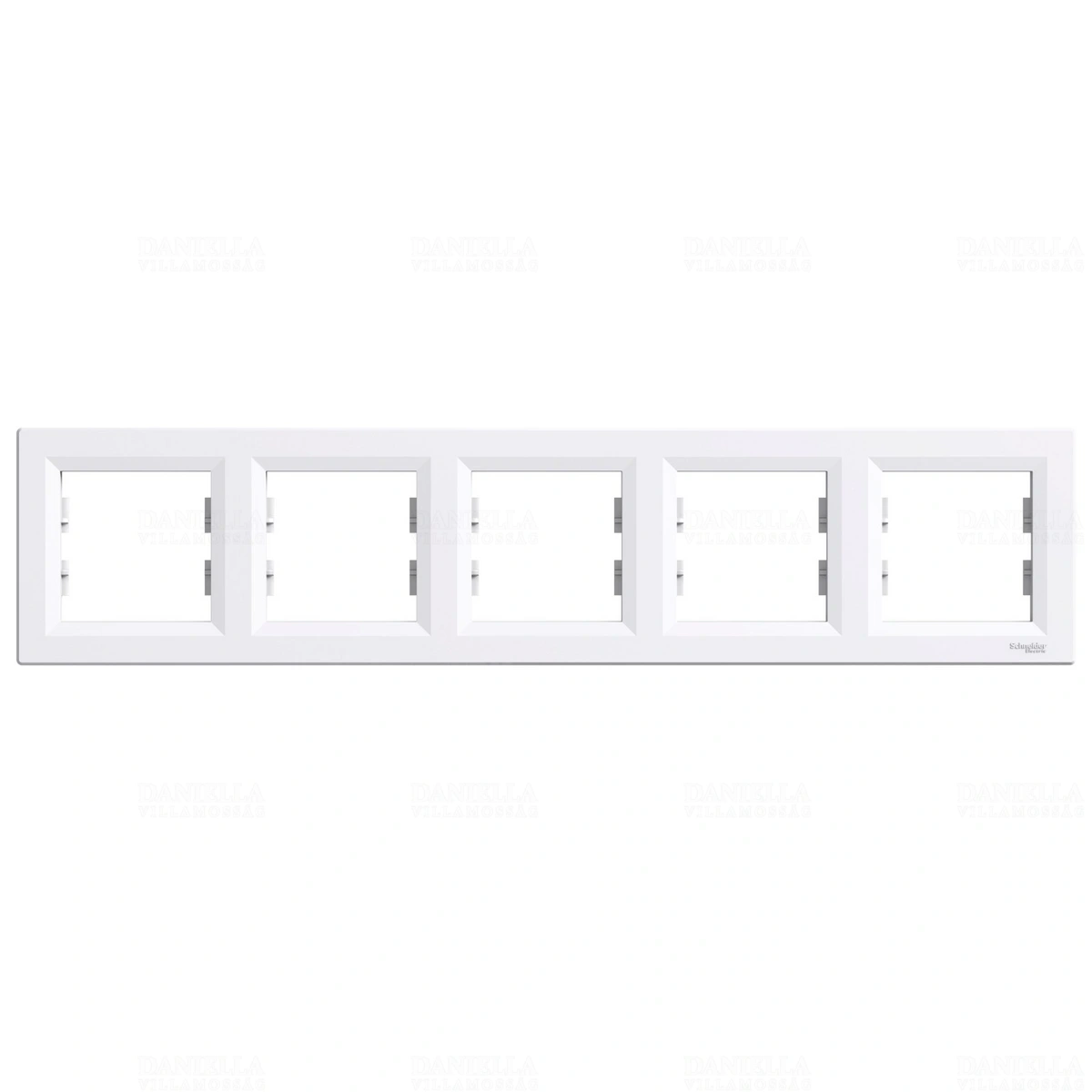 ASFORA Ötös keret, vízszintes, fehér EPH5800521 Schneider