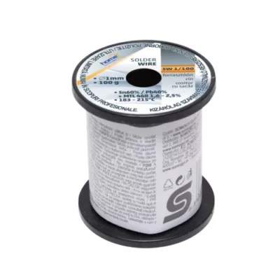 HOME SW 1/100 forrasztóón, 1mm, 100g